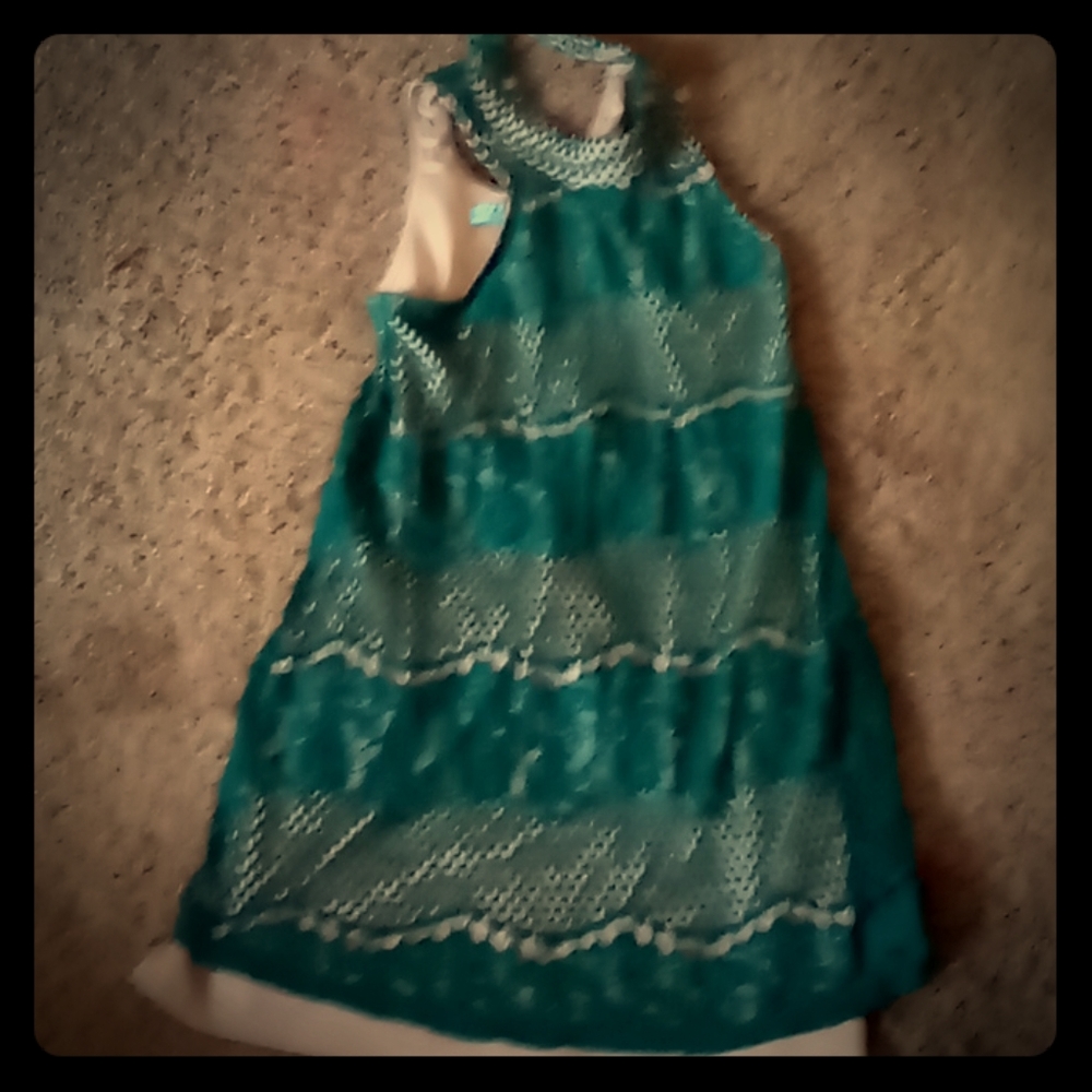 Green and gold dina be dress